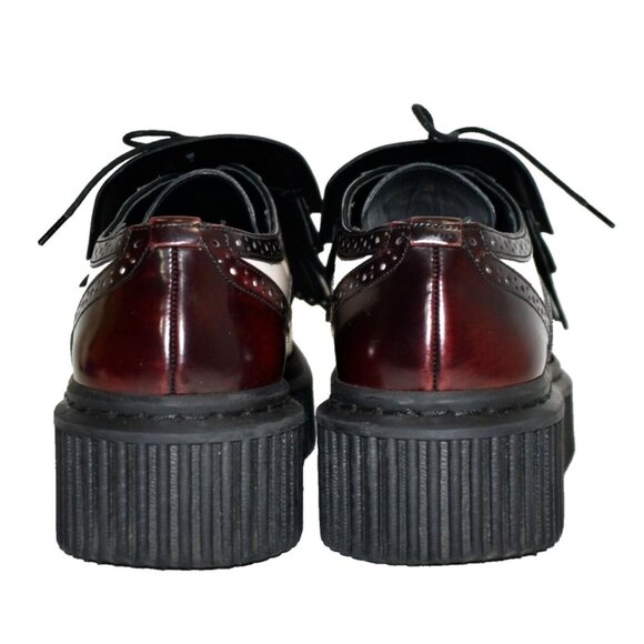 $1400 Burberry KILTIE Two Tone Brogue Leather Chelsam Lace Up Platform 36 (SE13) - Picture 9 of 11